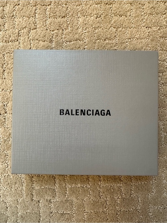 Balenciaga black leather belt